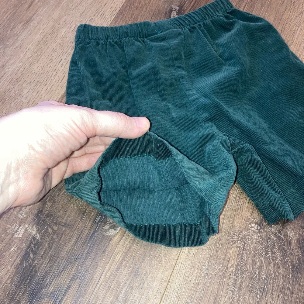 Bailey Boys Green Corduroy Shorts Spring Easter Size 18m